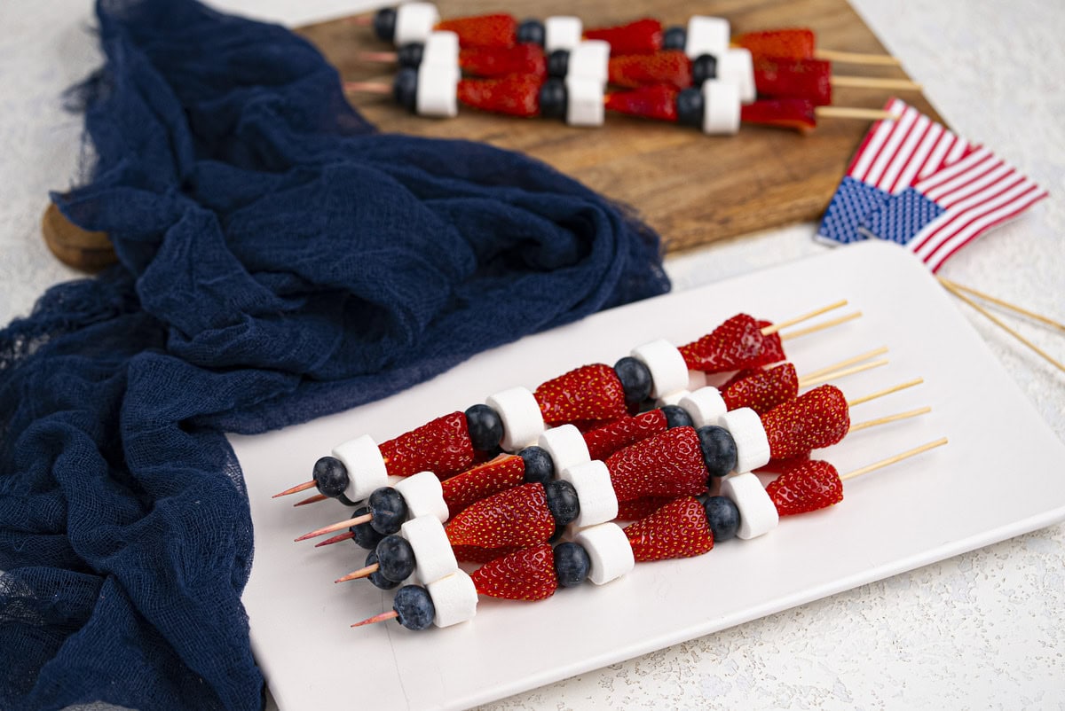 Wholesome 4th of July Fruit Skewers: Prep Ahead for a Sweet Celebration